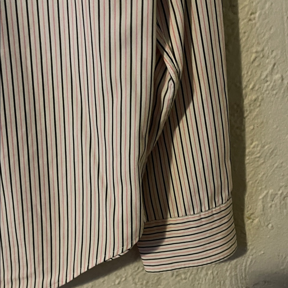 Lauren Ralph Lauren Black and White Striped Shirt - Picture 7 of 8